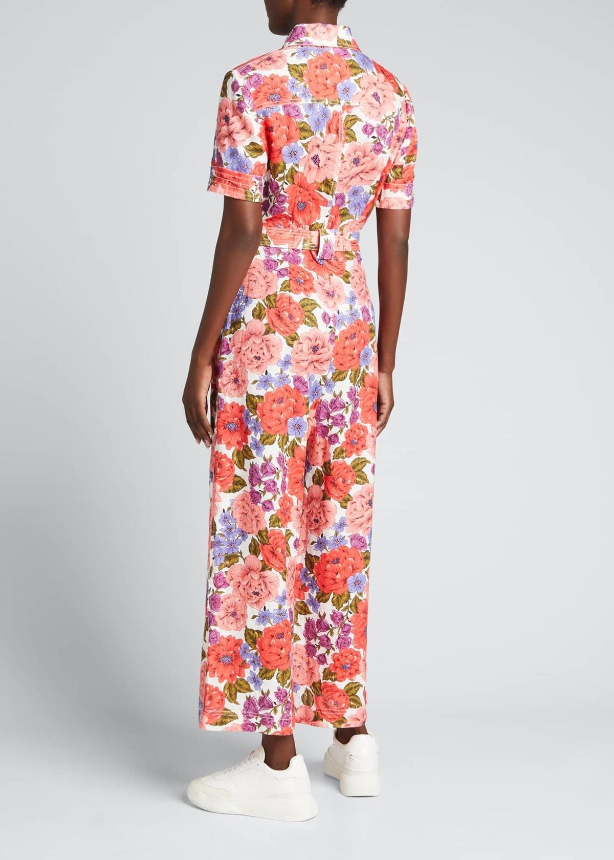 Zimmermann Poppy Belted Safari Jumpsuit Size 8  - Image 2