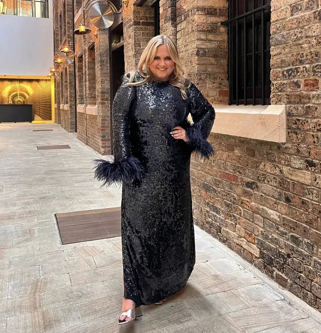 Rachel Gilbert Xanthy Gown Black Size 14 - Image 2