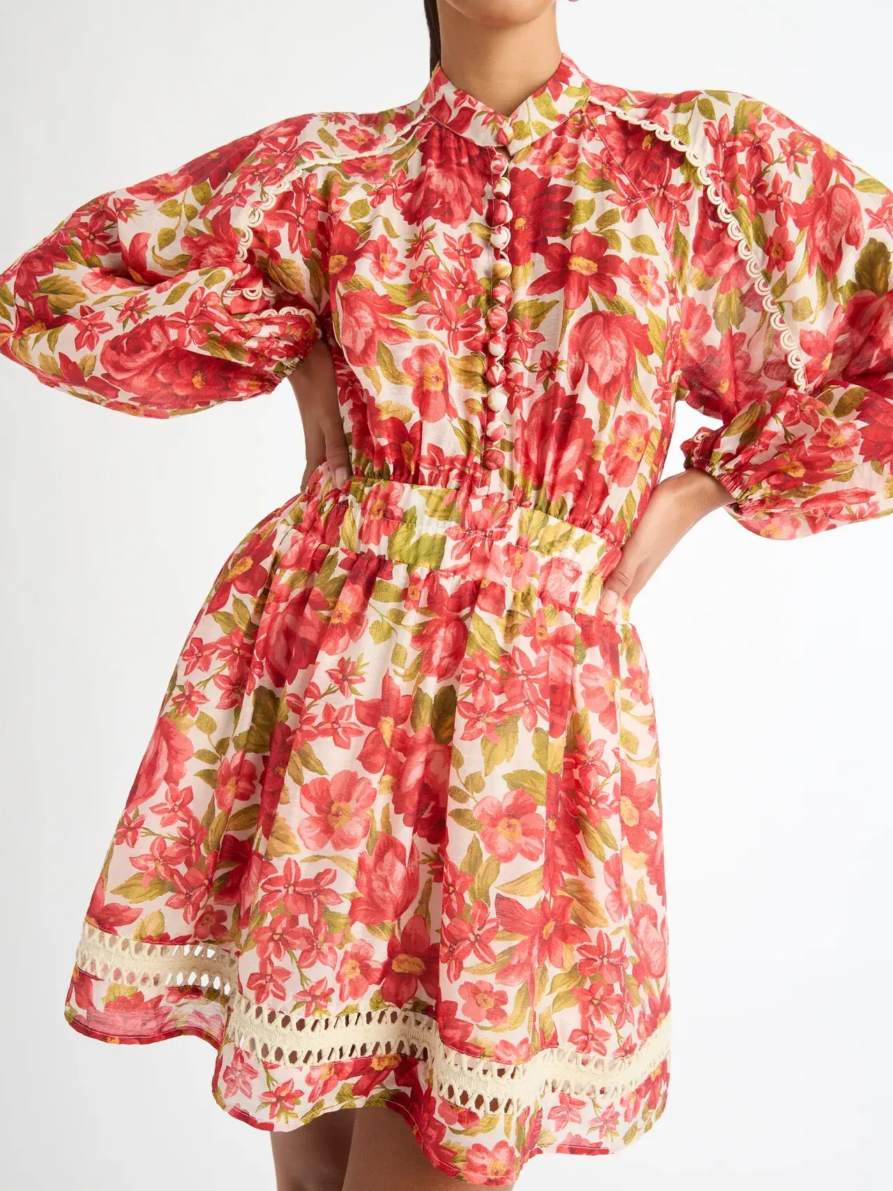 Sheike Quincy Floral Dress Size 10 - Image 3