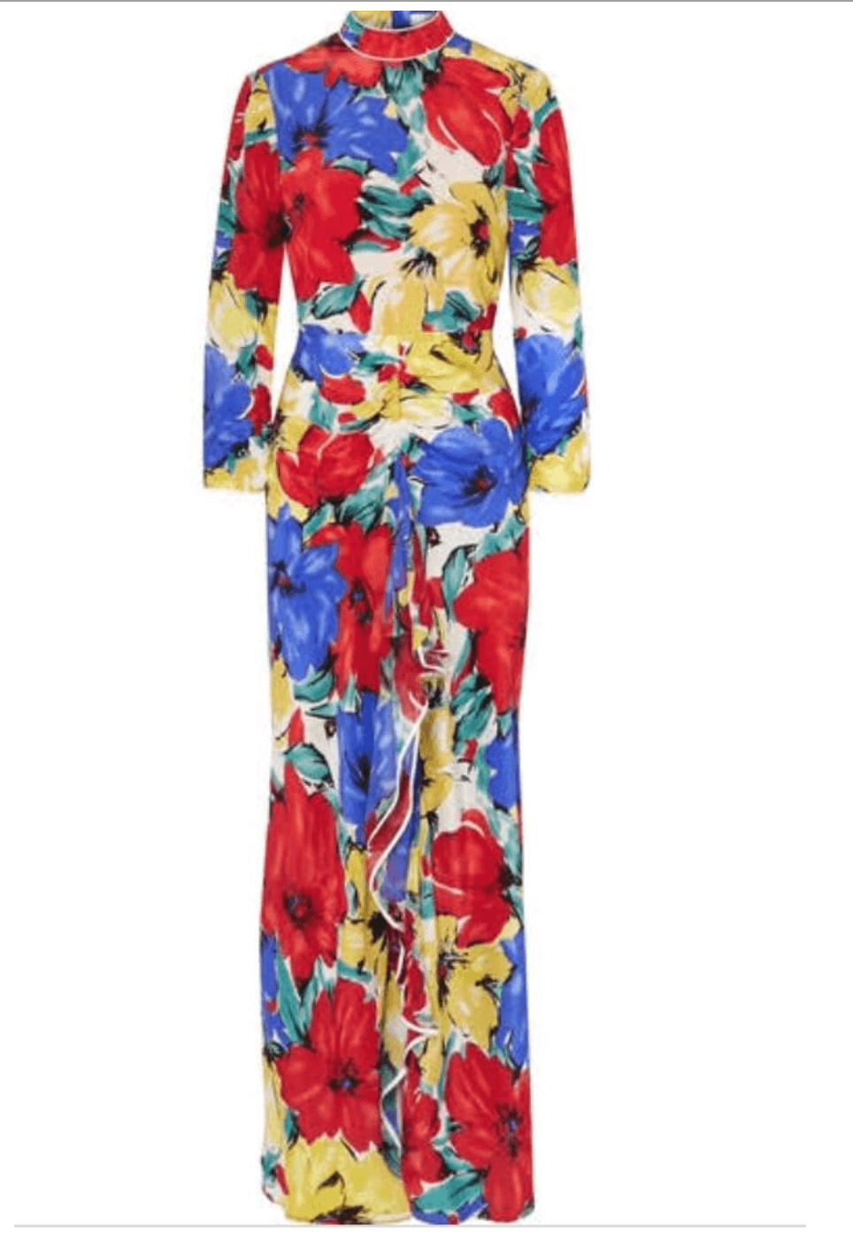 RIXO Lucy - Diana Floral High Neck Backless Dress size 10 - Image 3