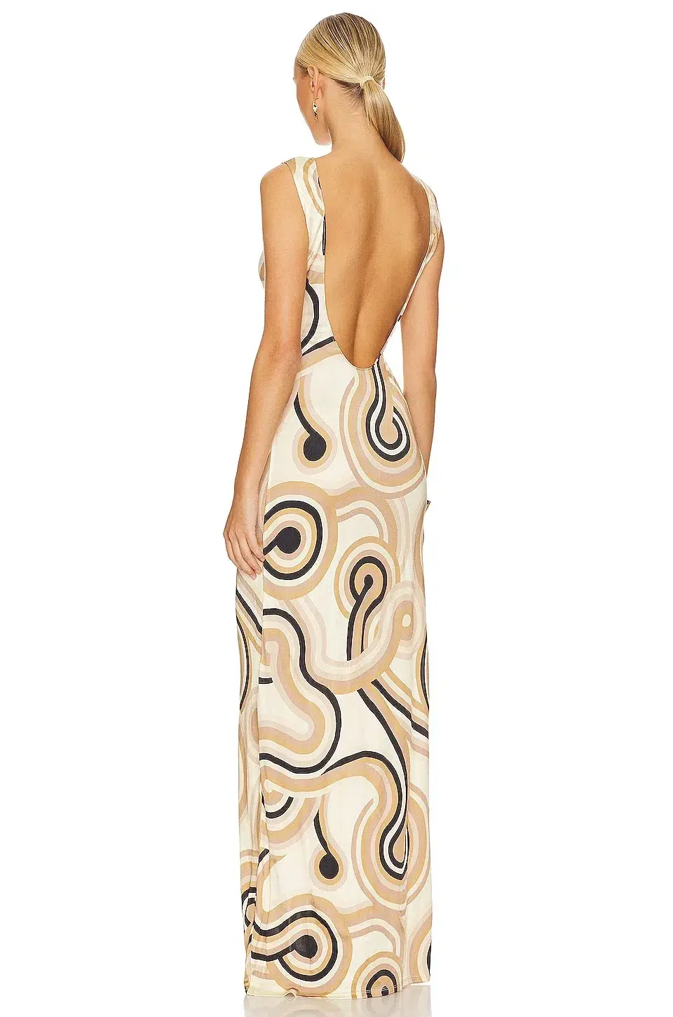Ronny Kobo Tobi Dress in Tonal Swirl Size XS / AU 8 for rent on The Volte - main image