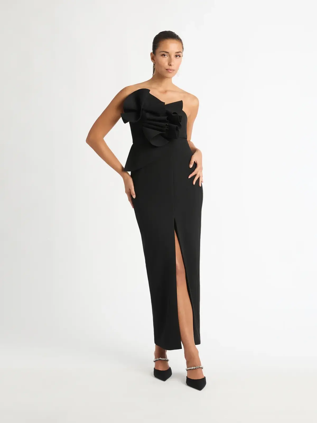 Sheike Origami Dress Black Size 16 - Image 1