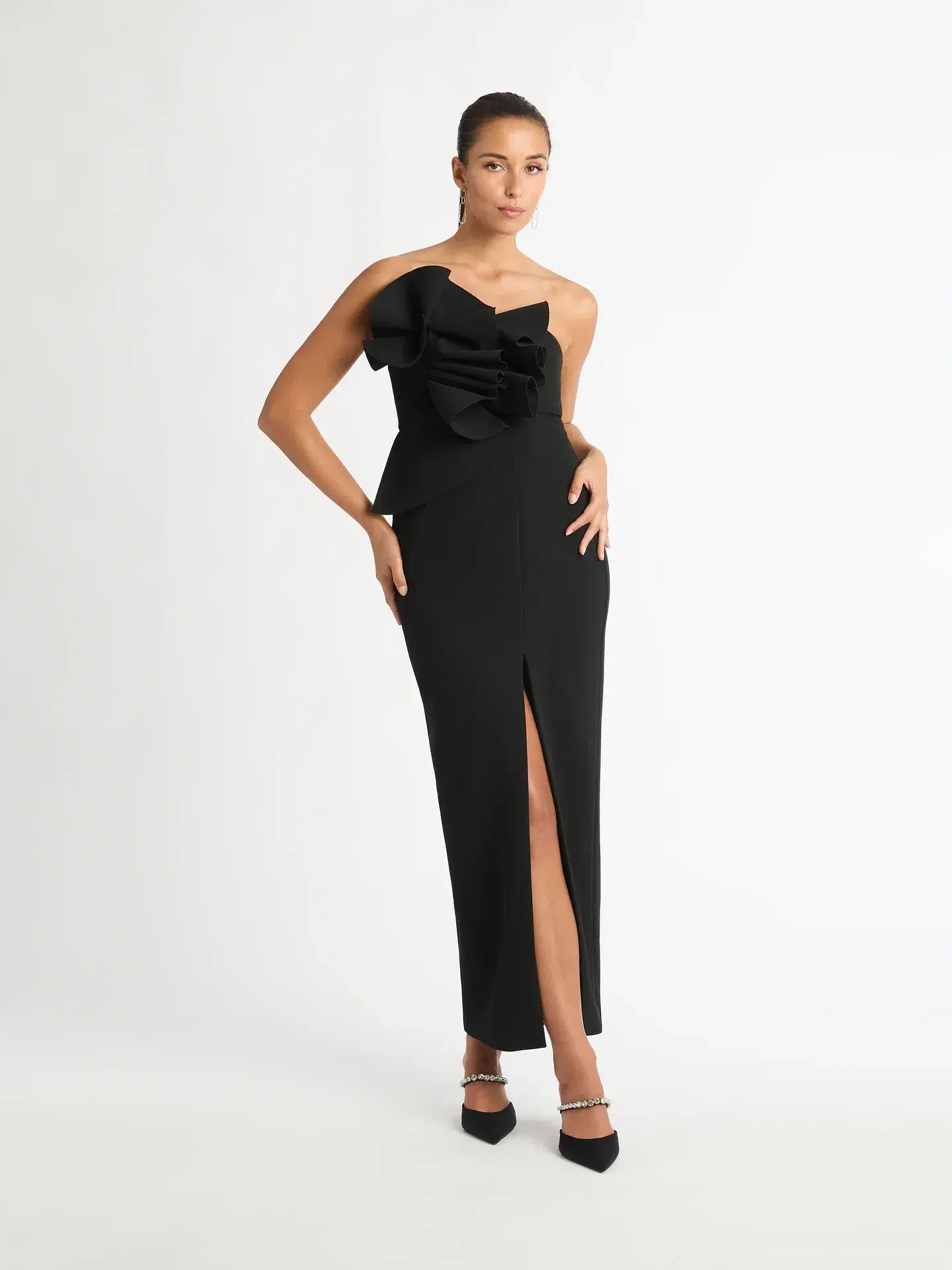 Sheike Origami Dress Black Size 16 - Image 1