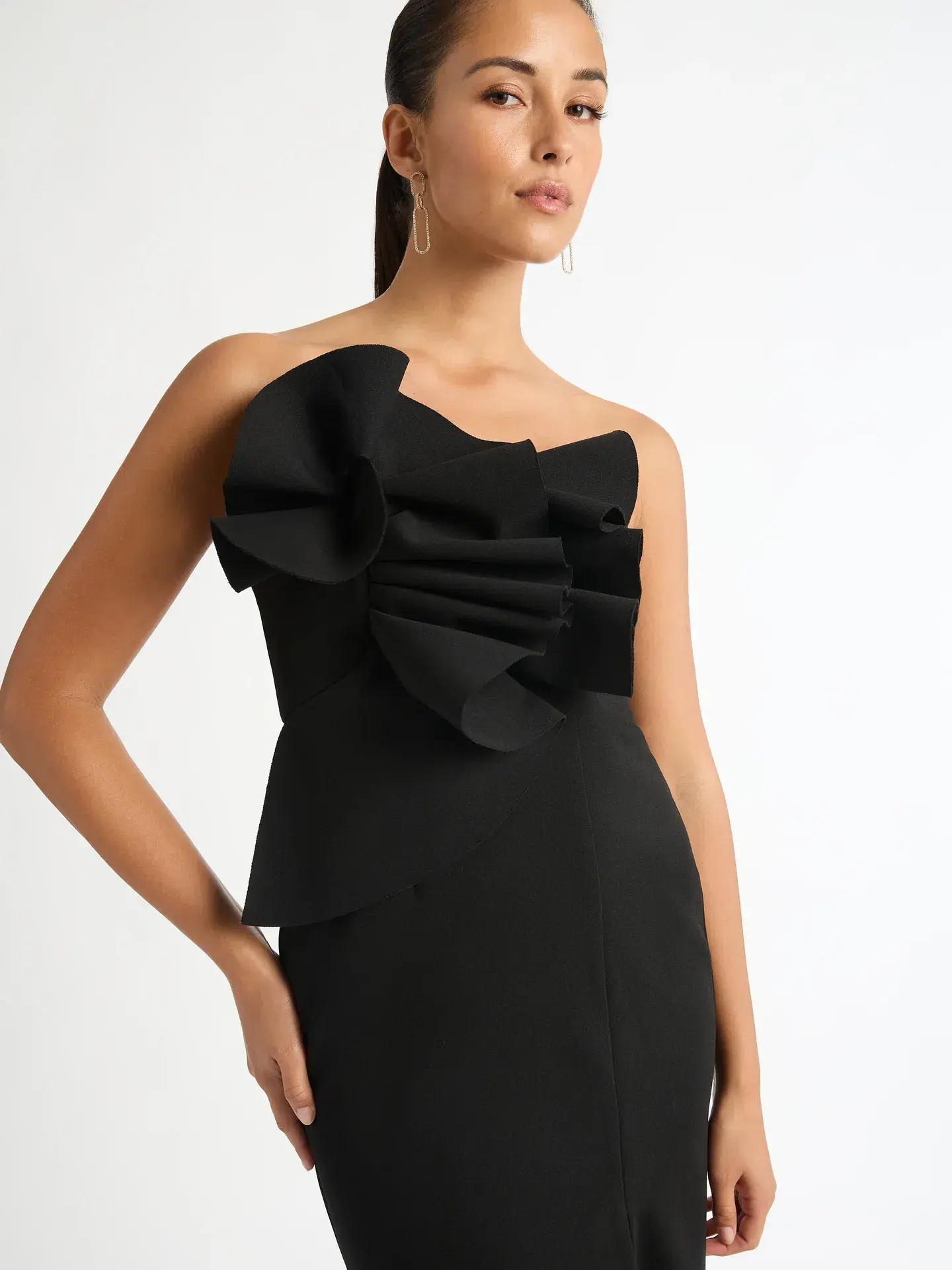 Sheike Origami Dress Black Size 16 - Image 4