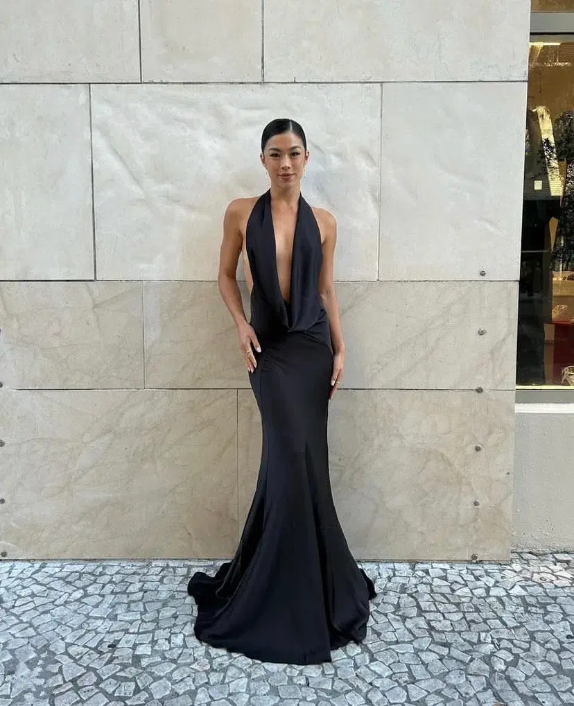 Rat & Boa Donyale Dress Black Size M/Au 10 for rent on The Volte - main image