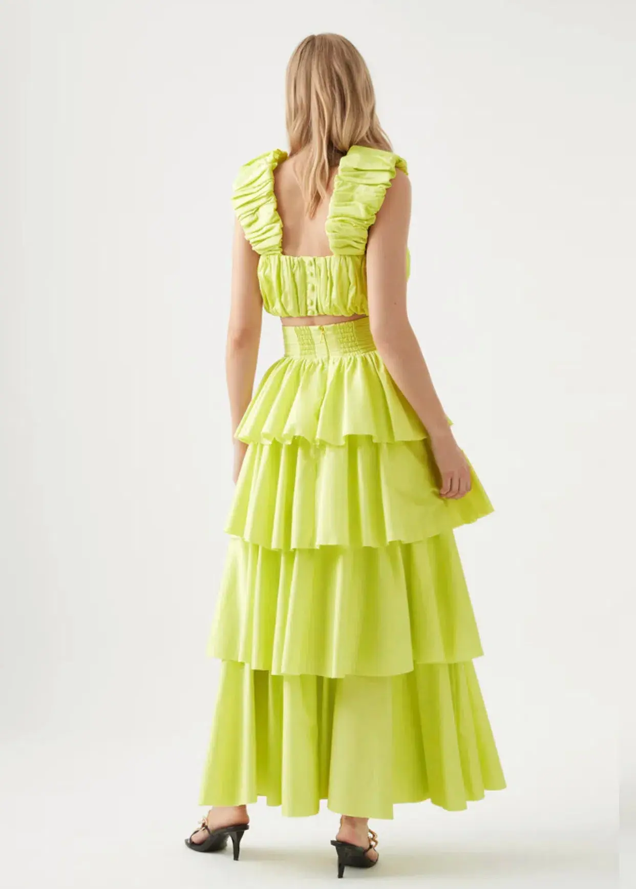 Aje Medina Top & Skirt Set Yellow Size 14 - Image 2