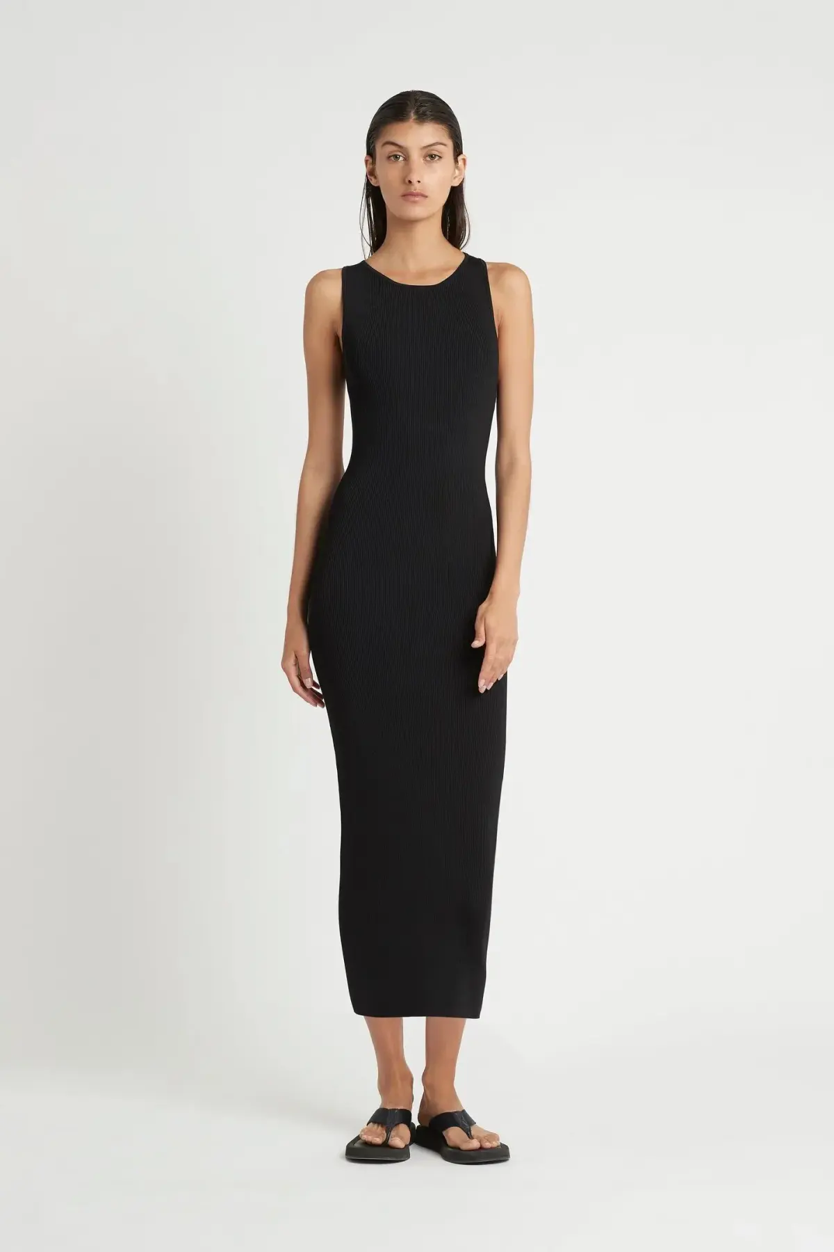 Sir the Label Marcelle Open Back Dress Black Size 2 / AU 10 - Image 1
