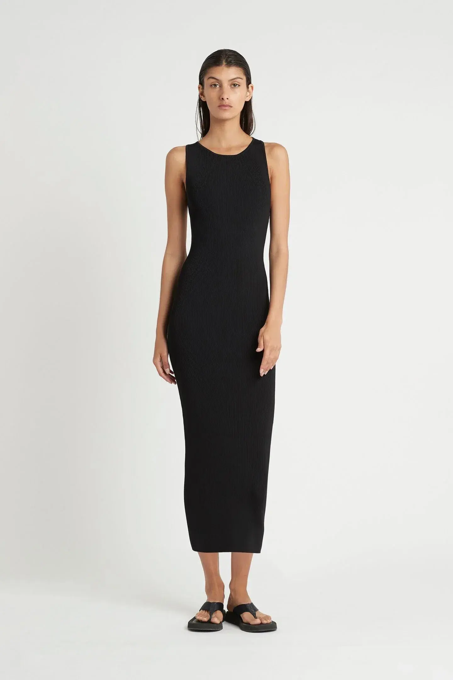 Sir the Label Marcelle Open Back Dress Black Size 2 / AU 10 - Image 1