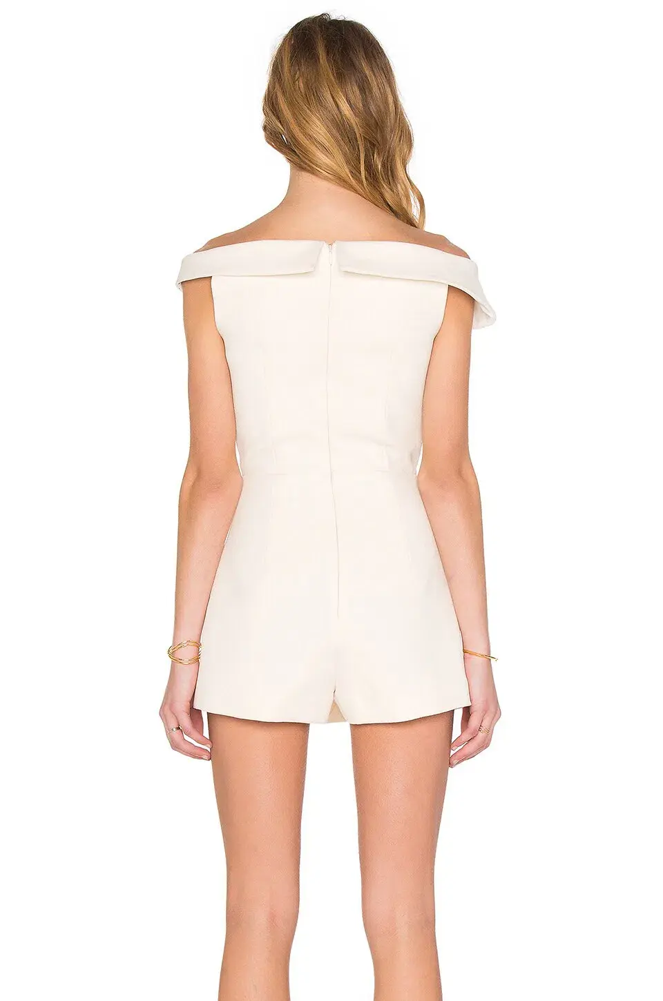 MISHA Carmela Playsuit White Size 8 - Image 3