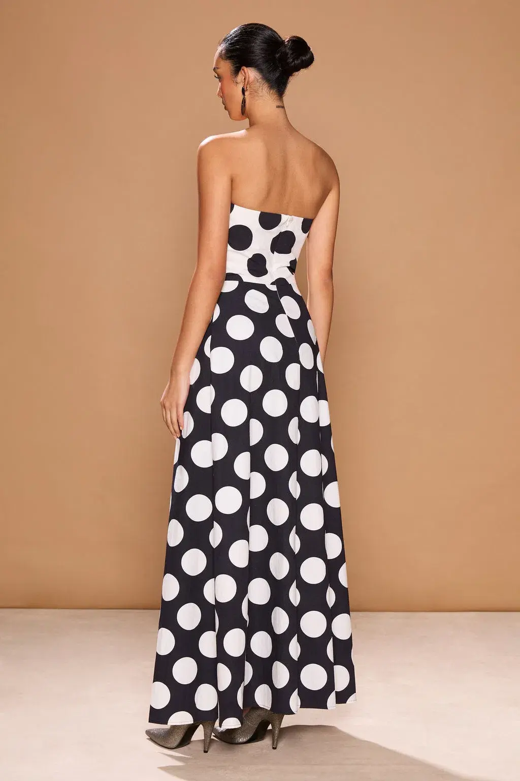 Sonya Moda Milano Polka Dot Dress Print Size 10 - Image 3