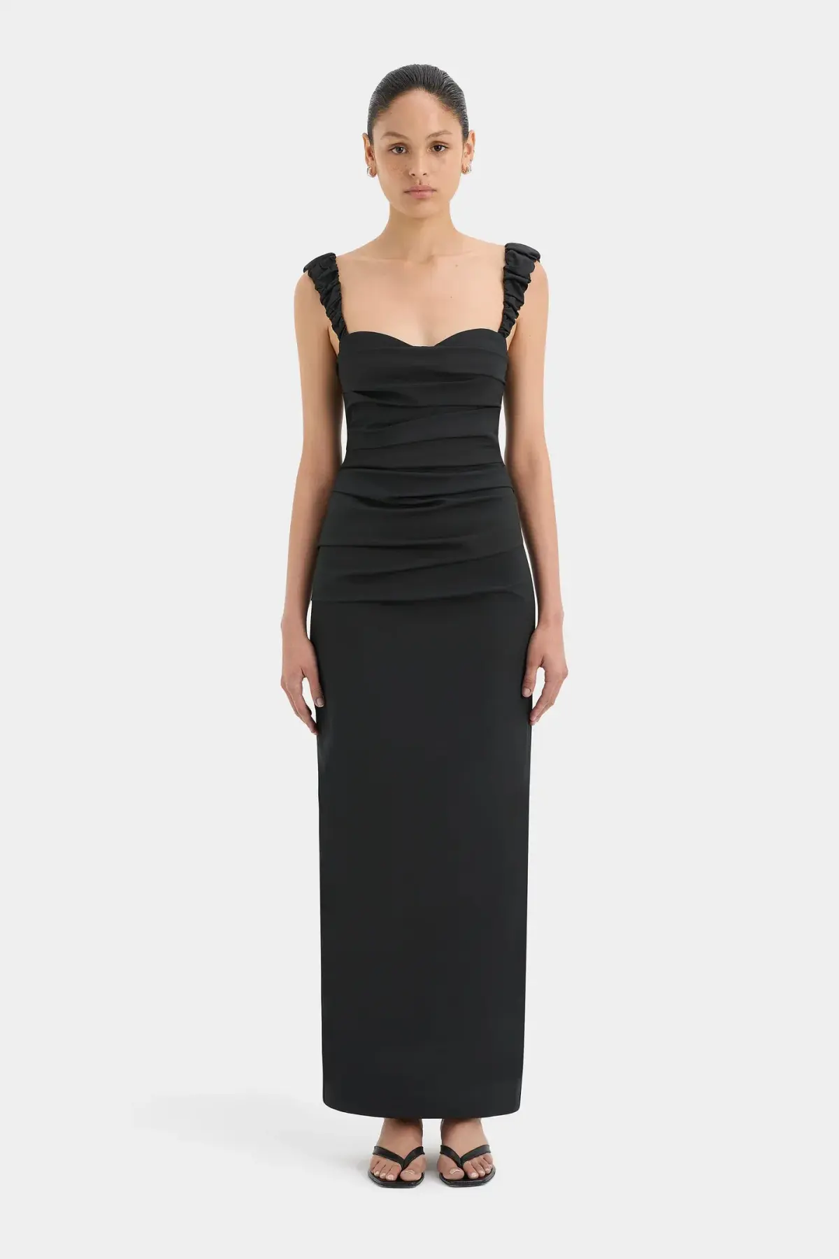Sir the Label Azul Black Balconette Gown Black Size 1 /Au 8 - Image 1