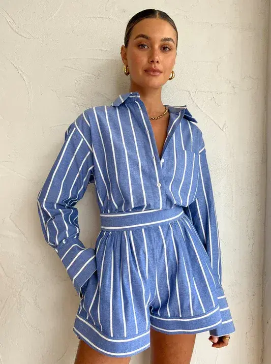 Shona Joy Kimberley Set Blue Print Size 8 - Image 1