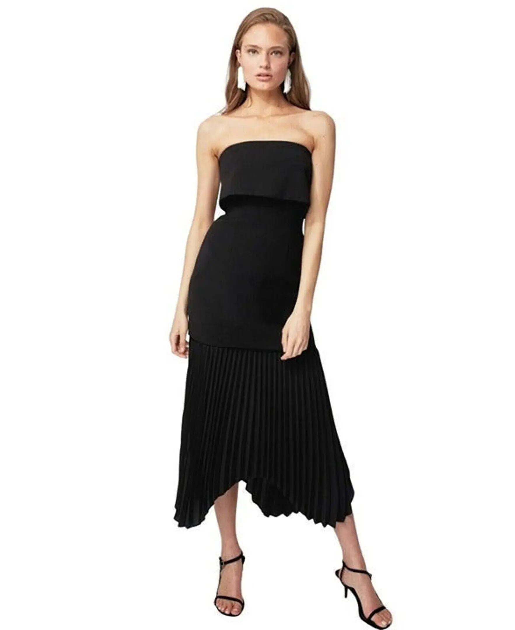 C/MEO Take Seriously Dress Black Size 8 - Image 1