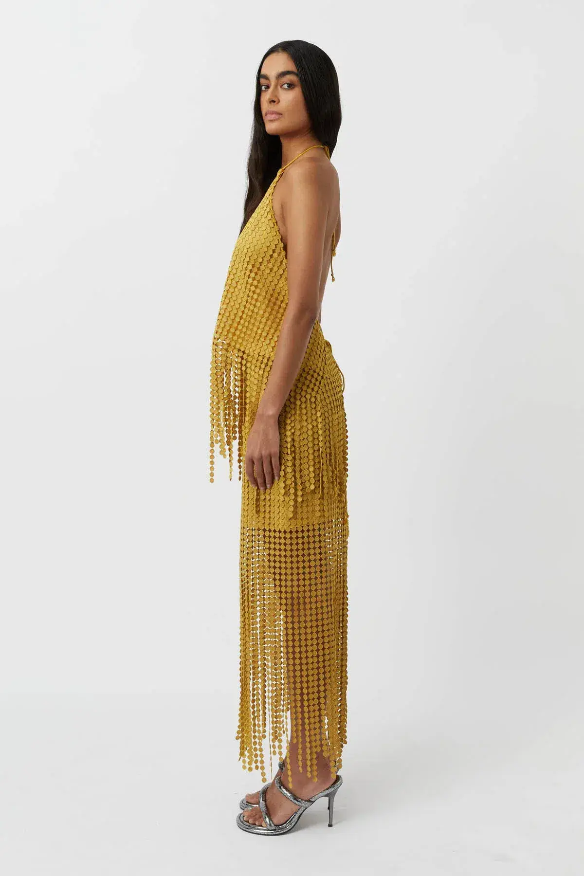Camilla and Marc Freya Lace Skirt Citron Yellow Size 8  - Image 3