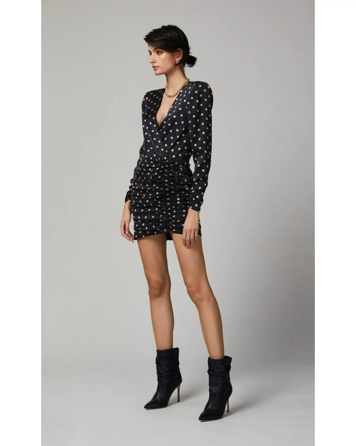Bec & Bridge Paradis Long Sleeve Mini Dress Black Size AU 10 - Image 2