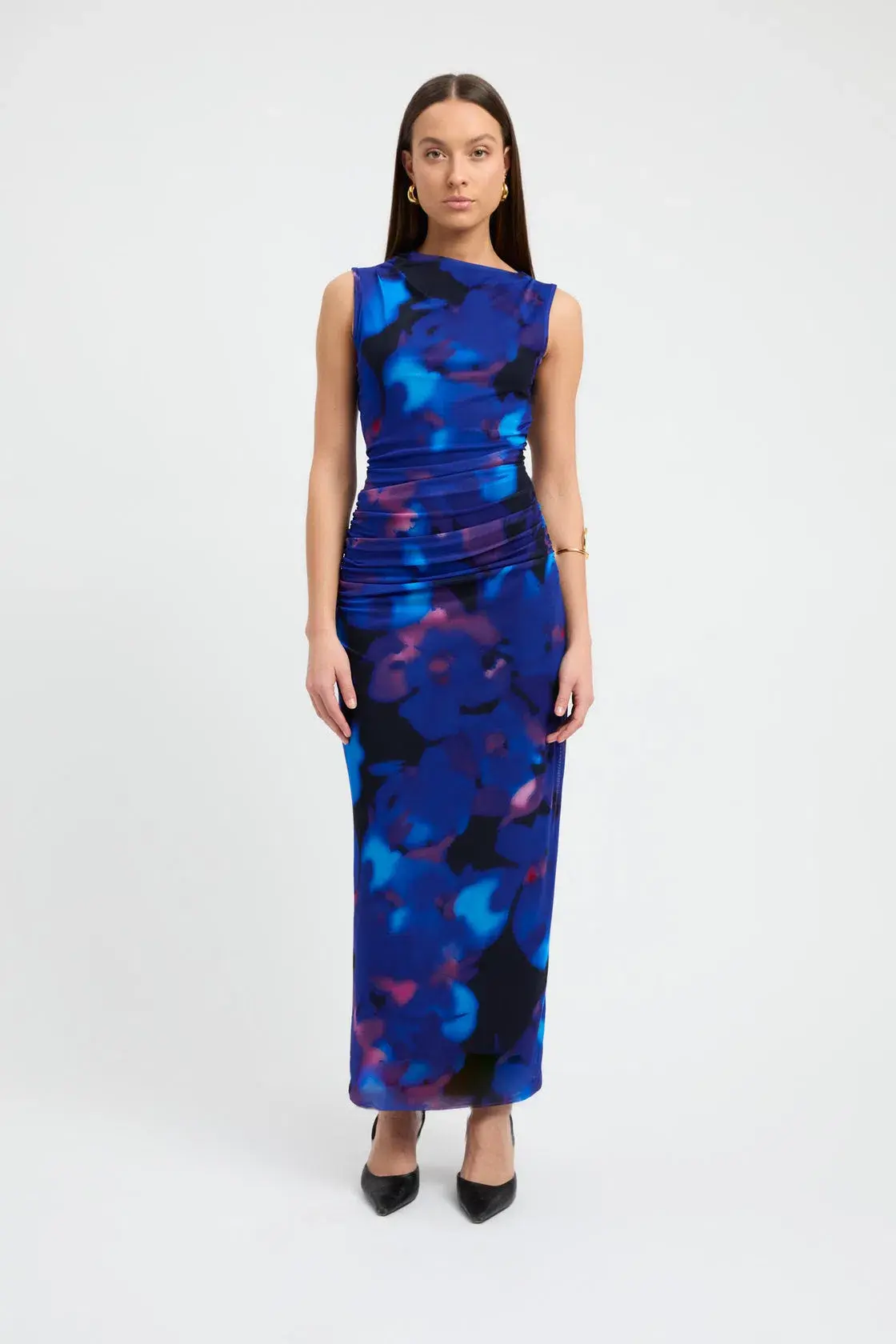 Kookai Dusk Midi Dress Multi Size 12 - Image 1
