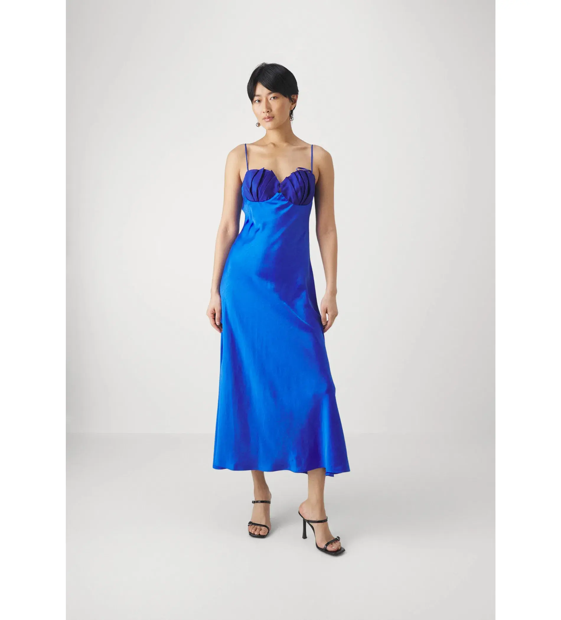 Rachel Gilbert Ryder Dress Saphire Size 12 - Image 3
