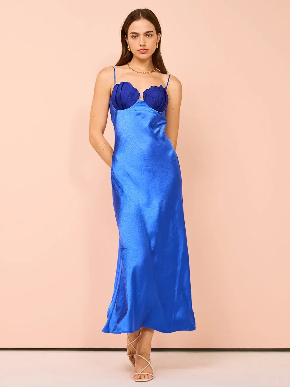Rachel Gilbert Ryder Dress Saphire Size 12 - Image 1