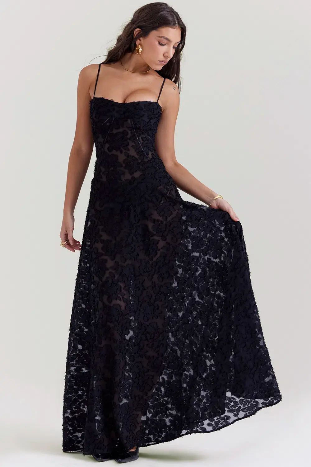 House of CB Seren Dress Black Size 8  - Image 3