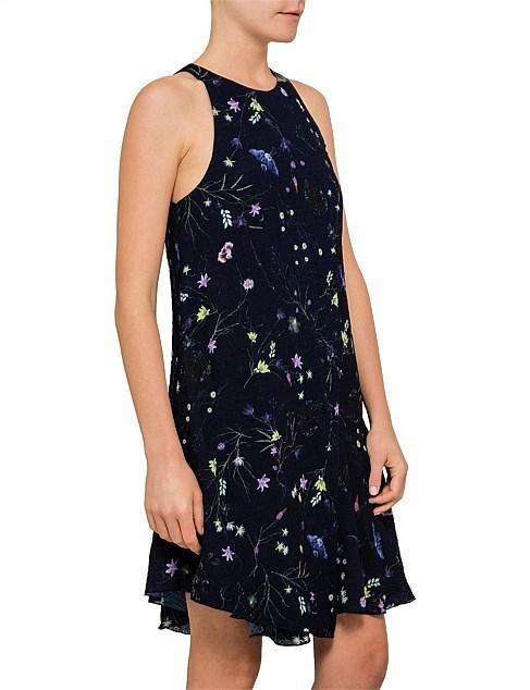 Camilla & Marc Xane mini dress black print size 10 - Image 1
