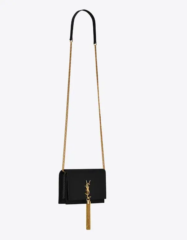 Saint Laurent Kate Tassel Bag in Black - Image 3