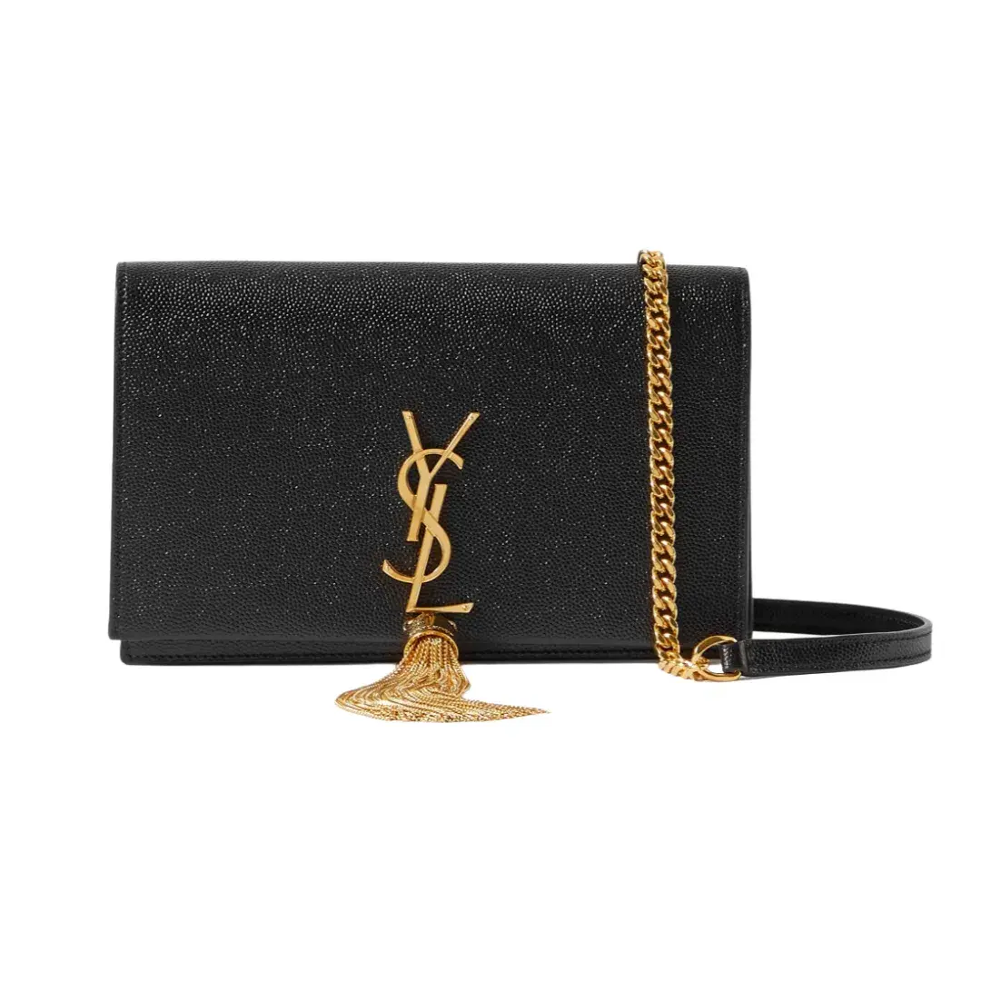 Saint Laurent Kate Tassel Bag in Black - Image 2