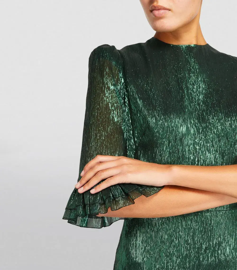 The Vampire's Wife Falconetti Midi Dress Green Size 10 - Image 2