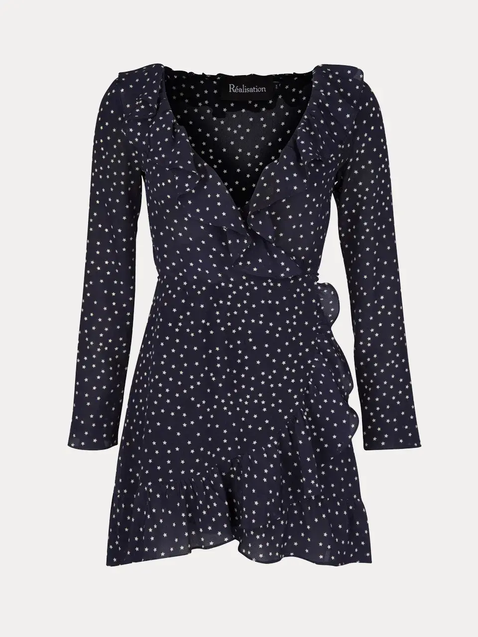 Realisation Par The Alexandra Mini Dress Navy Star Size M / AU 10 - Image 3