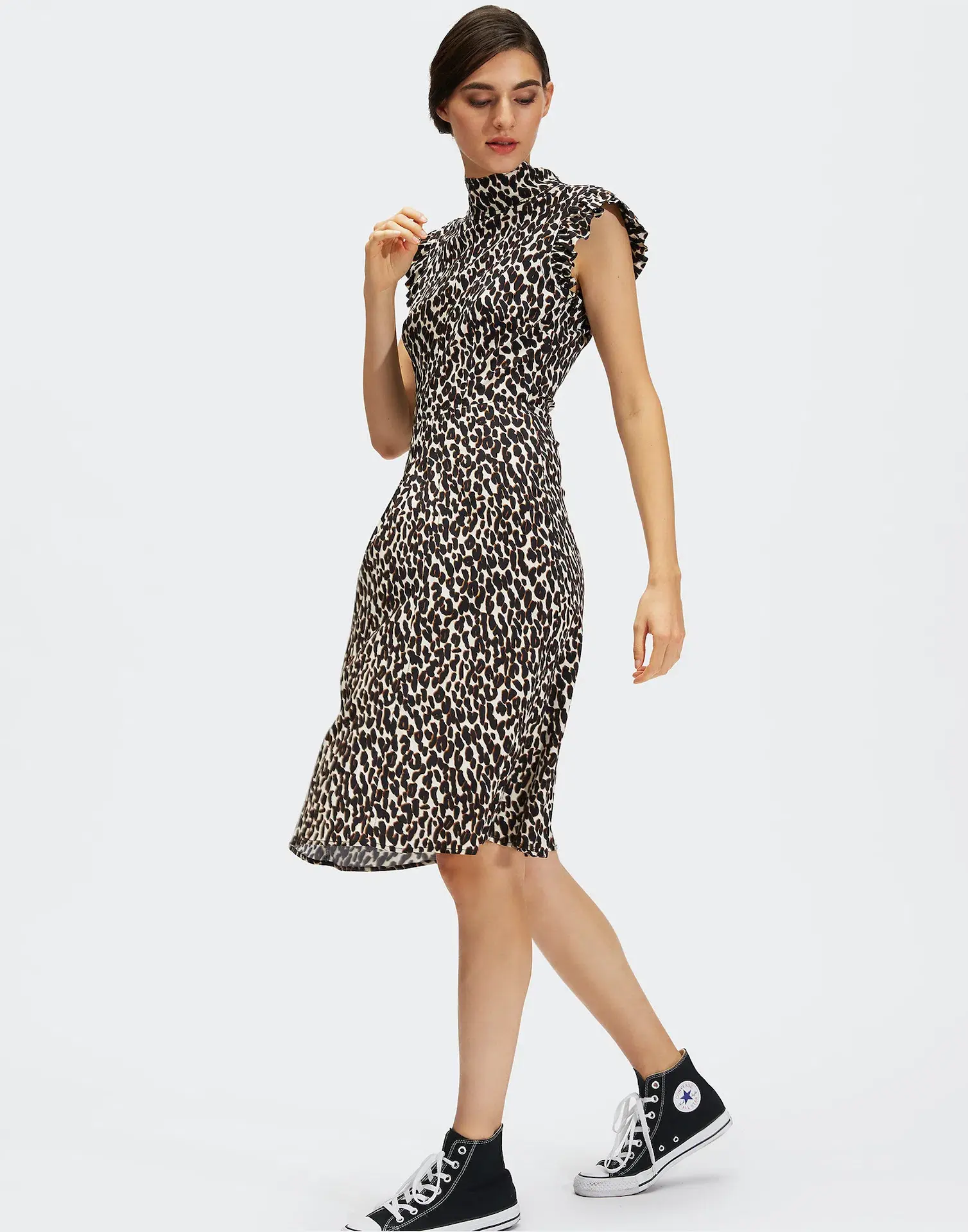 La Double J  Bon Ton Dress Leopard Print Size 10 - Image 1
