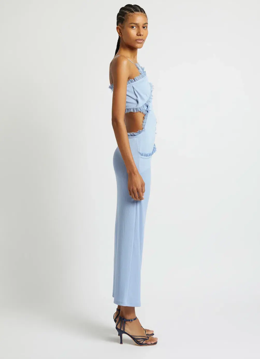 Christopher Esber Carina Interlinked Dress Blue Size 6 - Image 4