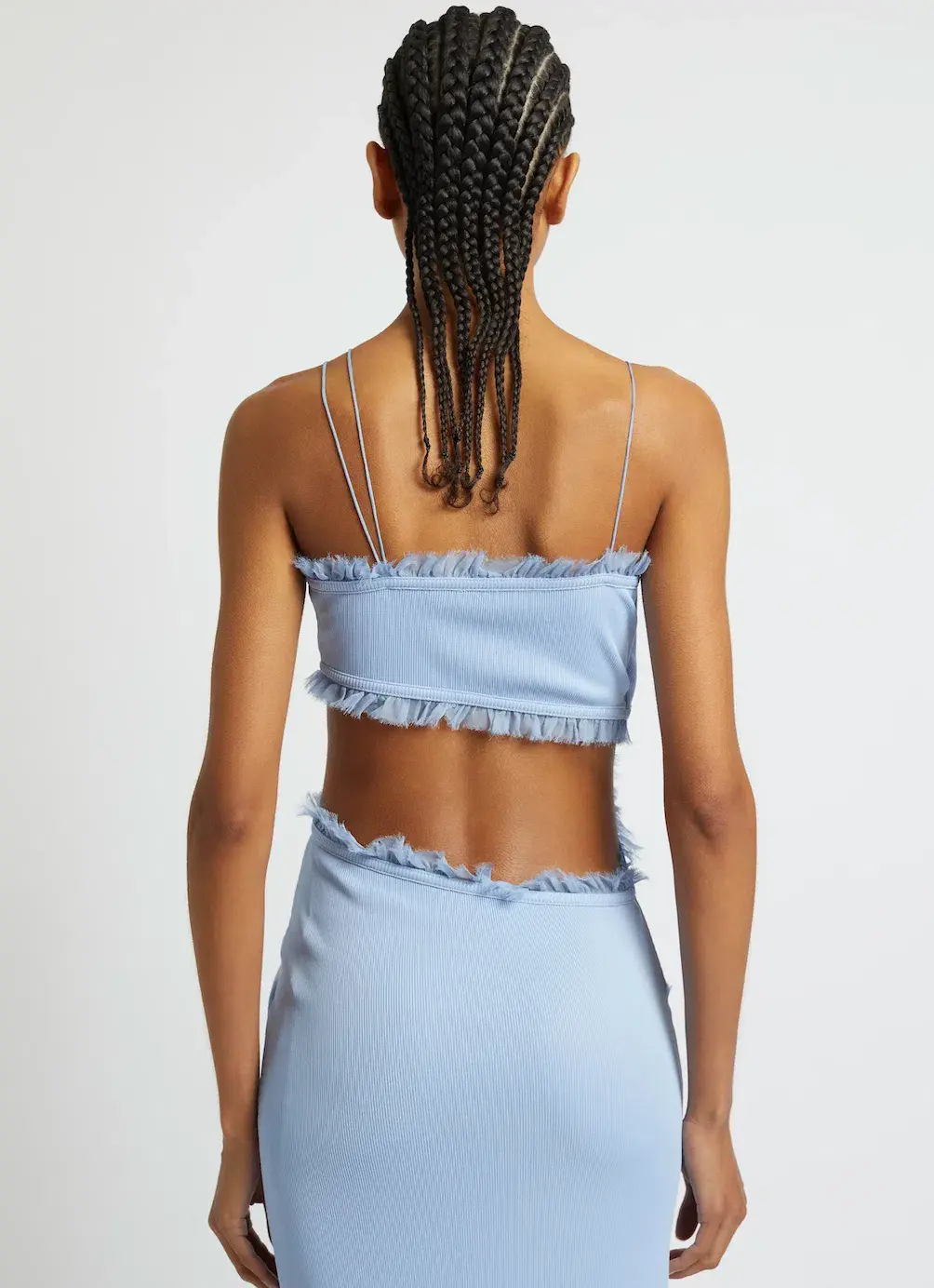 Christopher Esber Carina Interlinked Dress Blue Size 6 for rent on The Volte - main image