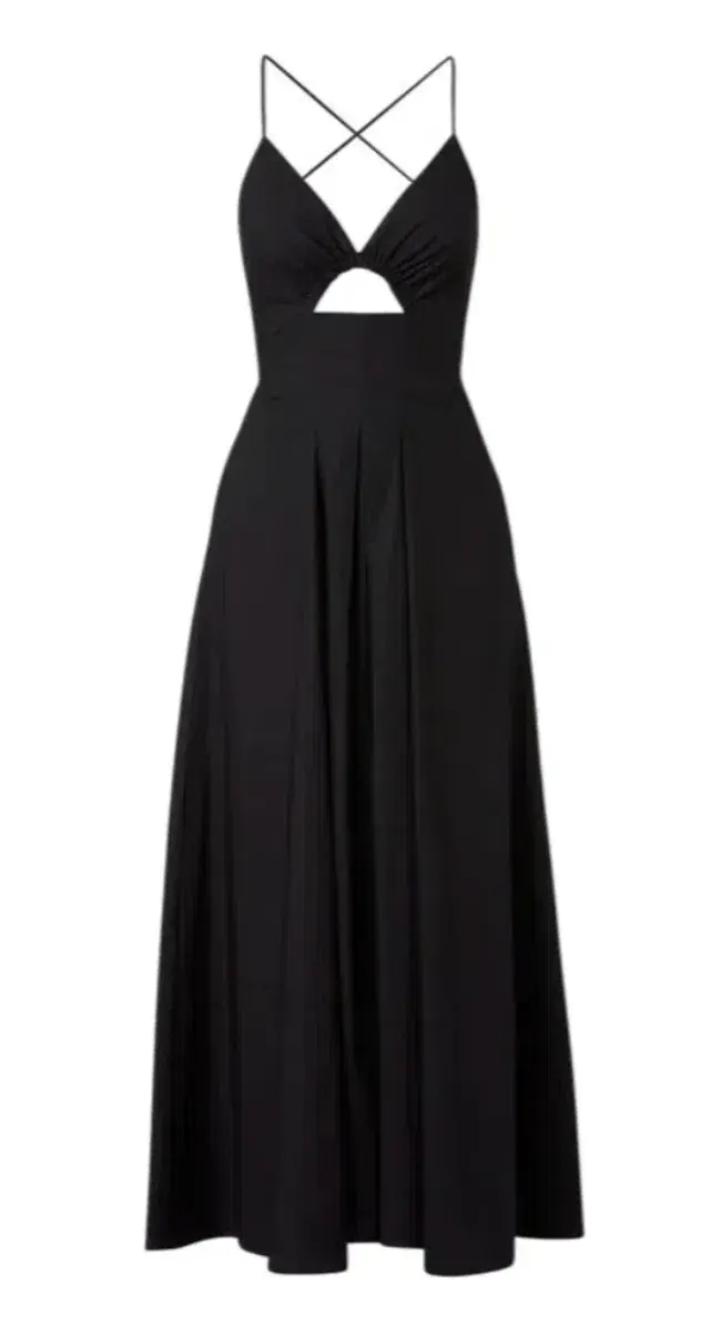 Scanlan Theodore Cotton Strappy Dress Black Size M / AU 10 - Image 3