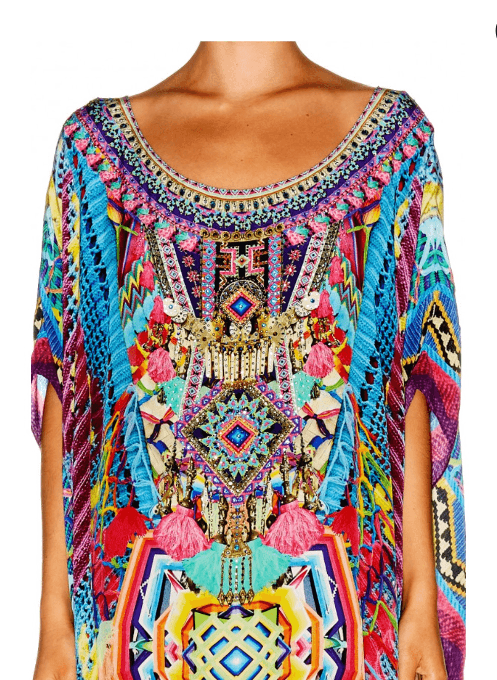 Camilla Ms Mochilla Round Neck Kaftan One Size for rent on The Volte - main image