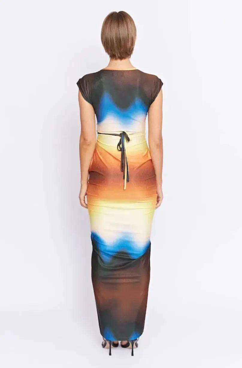 Pfeiffer Lexington Midi Dress Earth Size M / AU 10 for rent on The Volte - main image