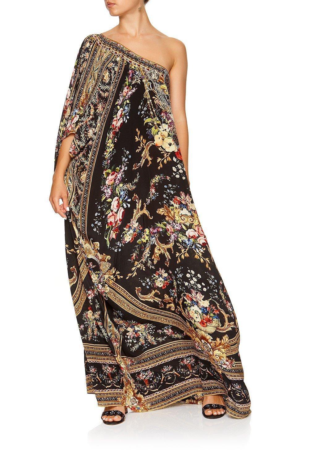 Camilla Friend In Flora Round Neck Kaftan One Size - Image 9