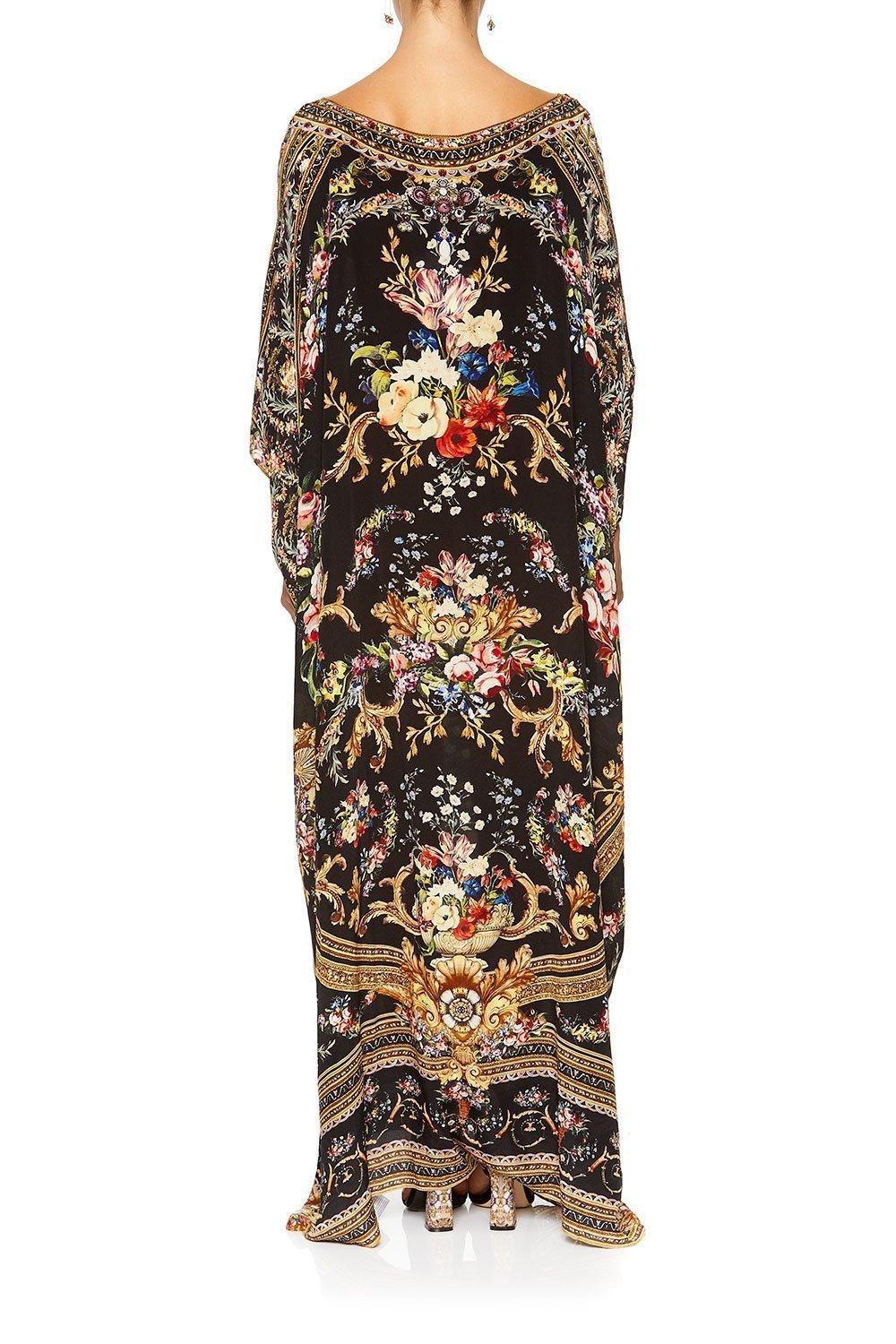 Camilla Friend In Flora Round Neck Kaftan One Size - Image 11