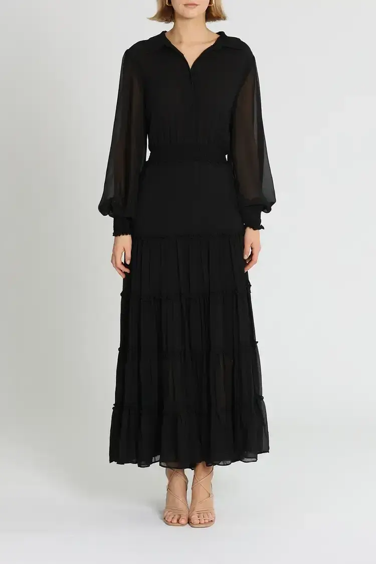 Brave and True Lido Dress in Black Size 12 - Image 1