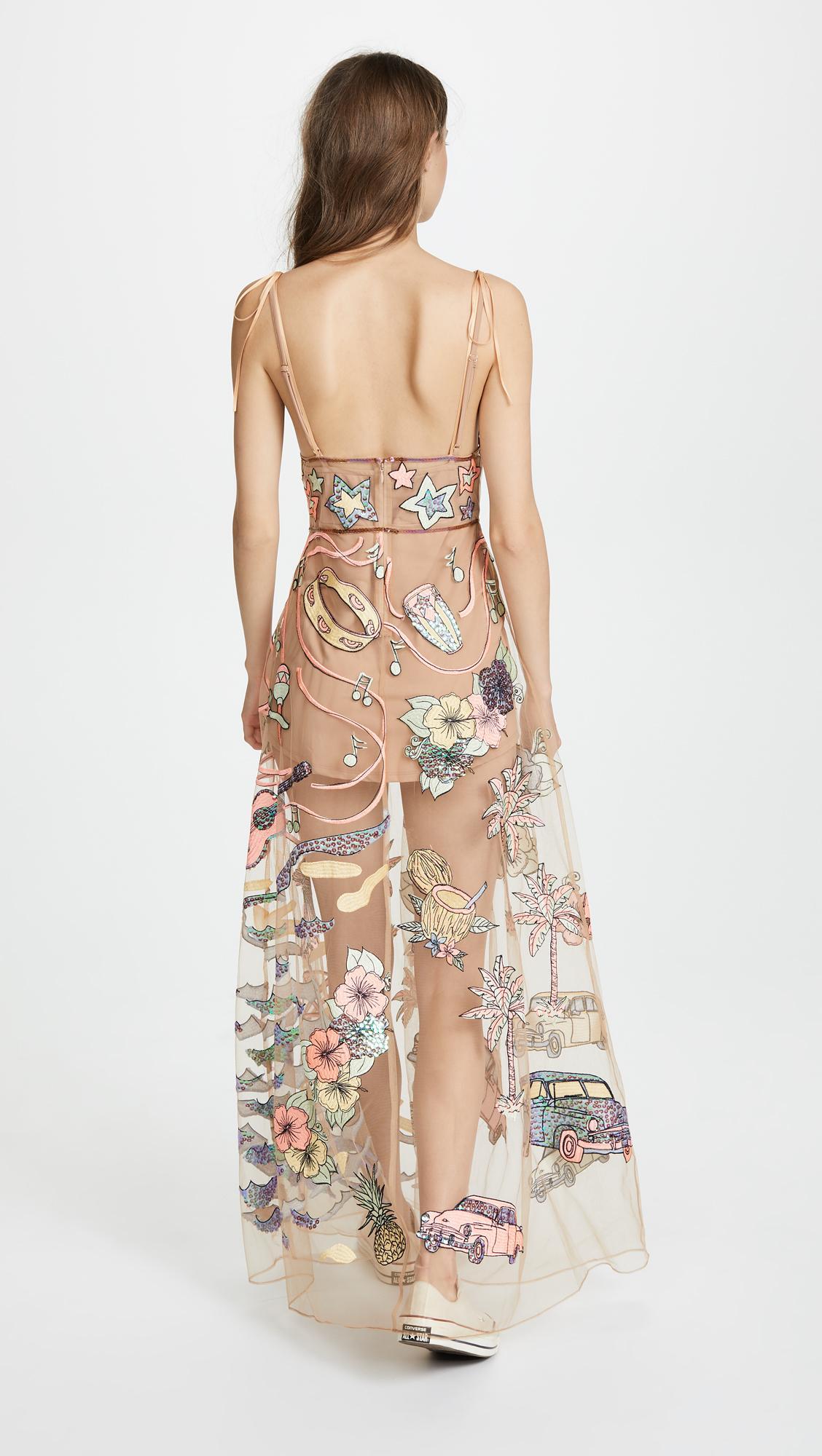 For Love And Lemons Cuba Embroidered Dress Size Small - Image 4