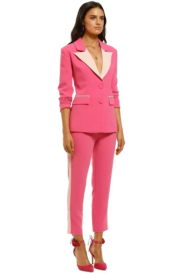 Elliatt Star Two-Piece Suit Hot Pink Size 10 for rent on The Volte - main image