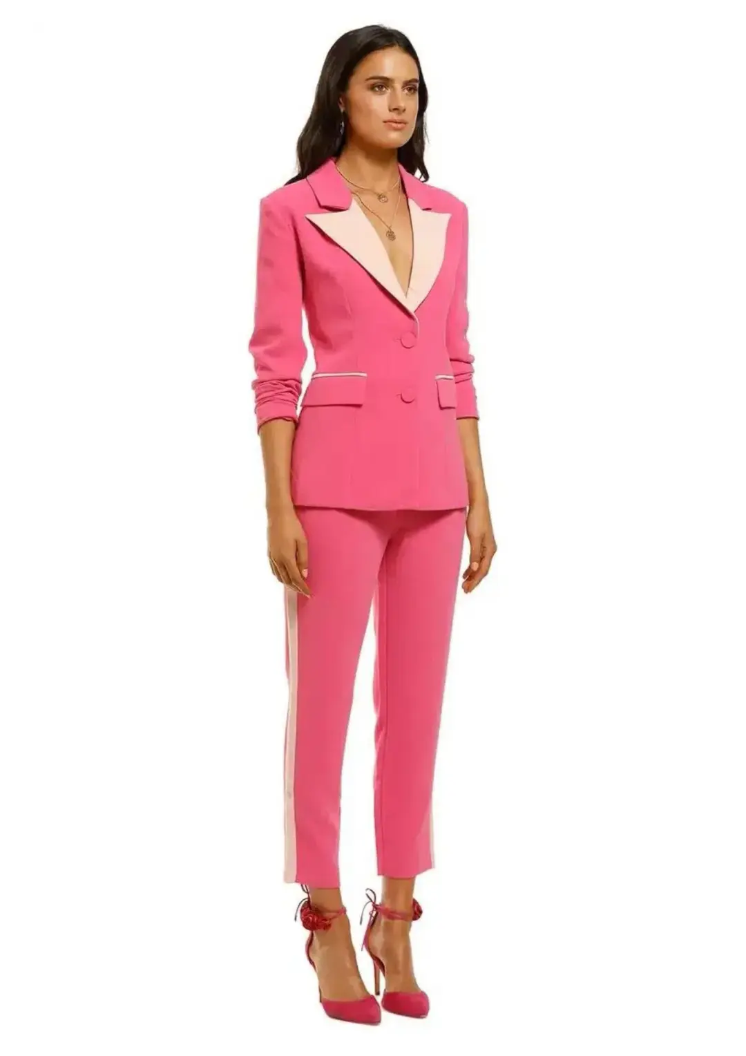 Elliatt Star Two-Piece Suit Hot Pink Size 8 for rent on The Volte - main image