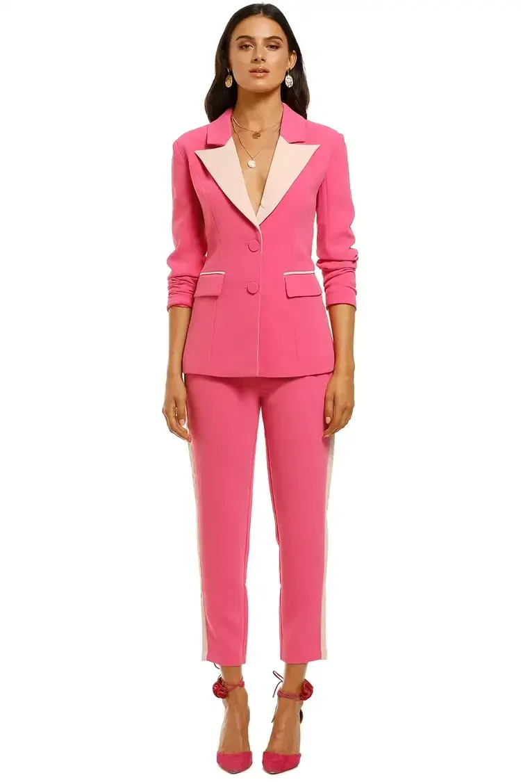 Elliatt Star Two-Piece Suit Hot Pink Size 8 - Image 2