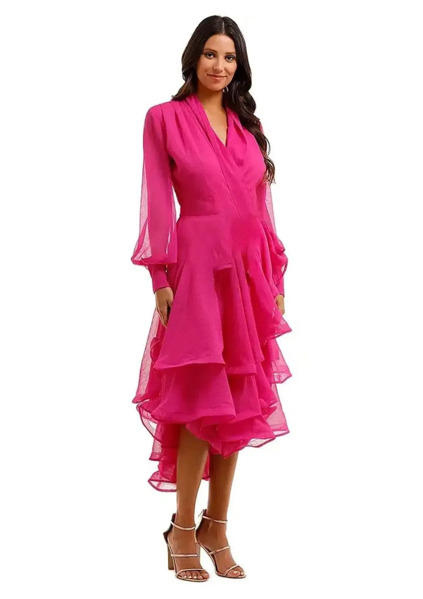 Elliatt Cuba Midi Dress in Orchid Size 12 - Image 1