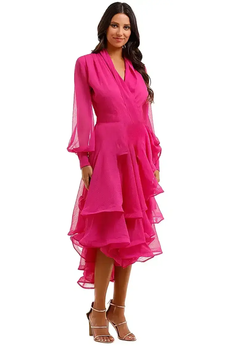 Elliatt Cuba Midi Dress in Orchid Size 8 - Image 2
