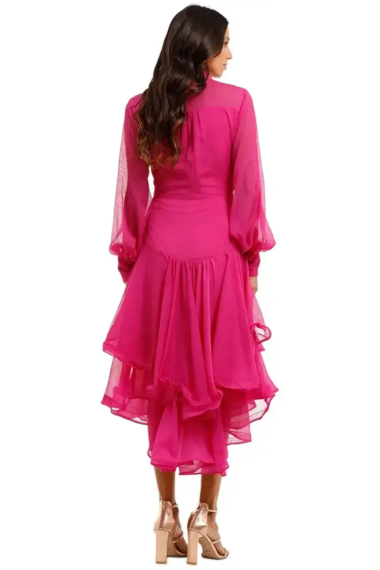 Elliatt Cuba Midi Dress in Orchid Size 8 - Image 3