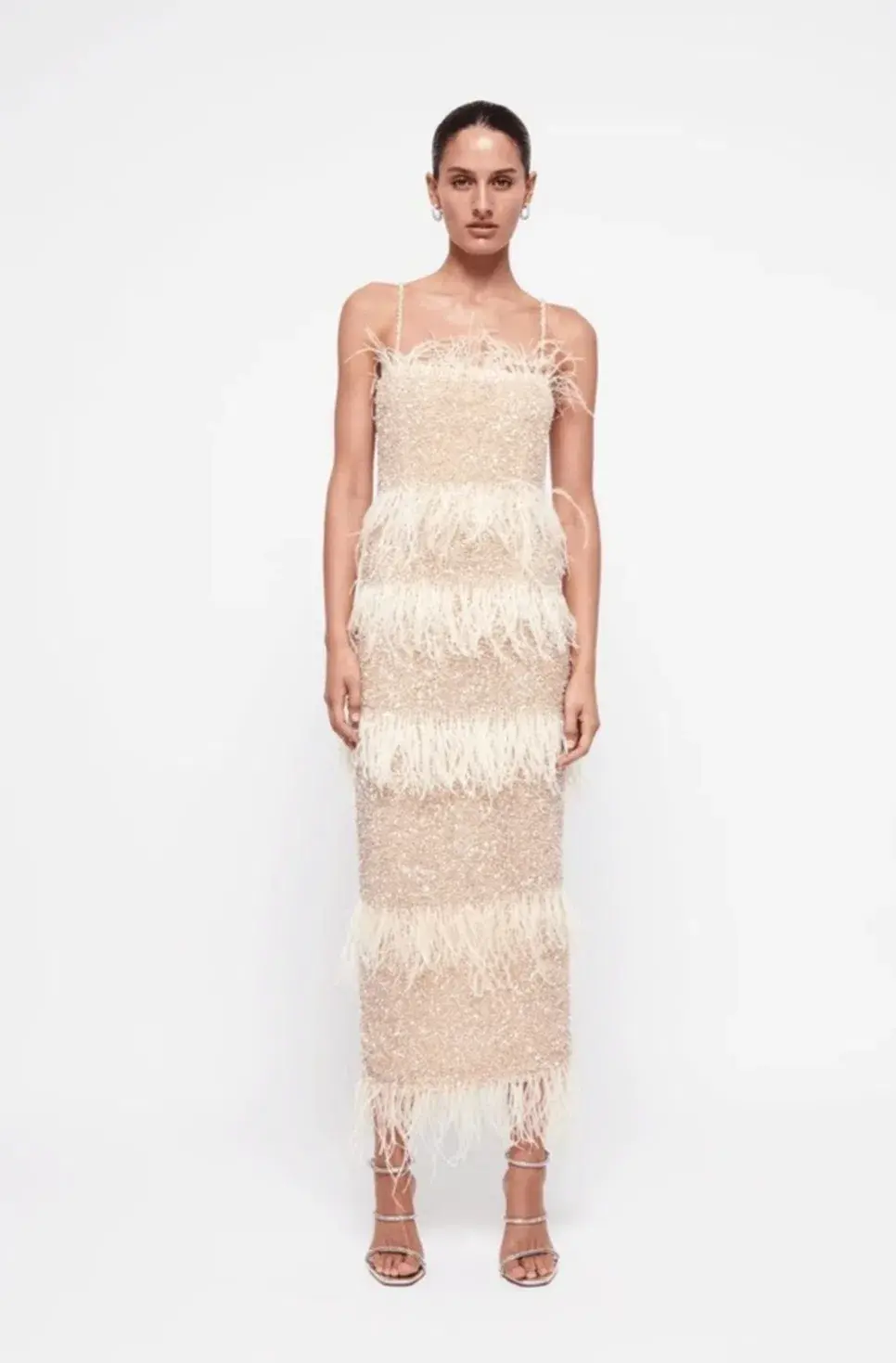 Rachel Gilbert Frenchy Dress Nude Size 3 / AU 12 - Image 3