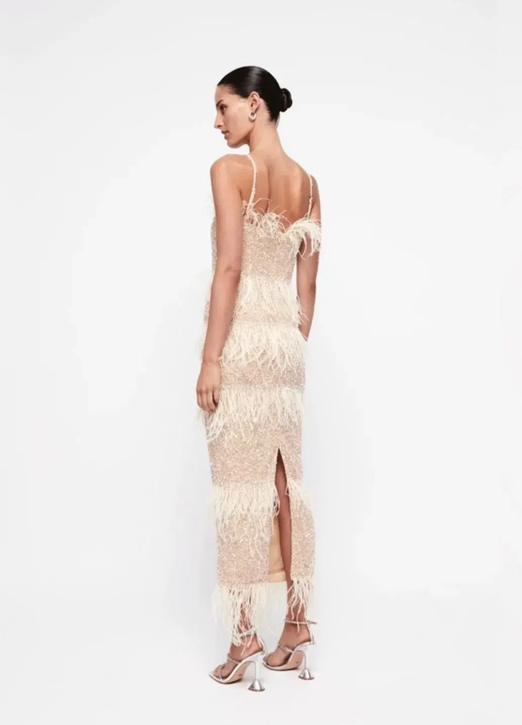 Rachel Gilbert Frenchy Dress Nude Size 3 / AU 12 - Image 4