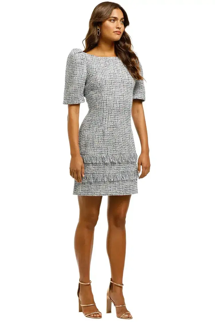 Elliatt Stella Mini Dress in Blue/Multi Size 10 for rent on The Volte - main image