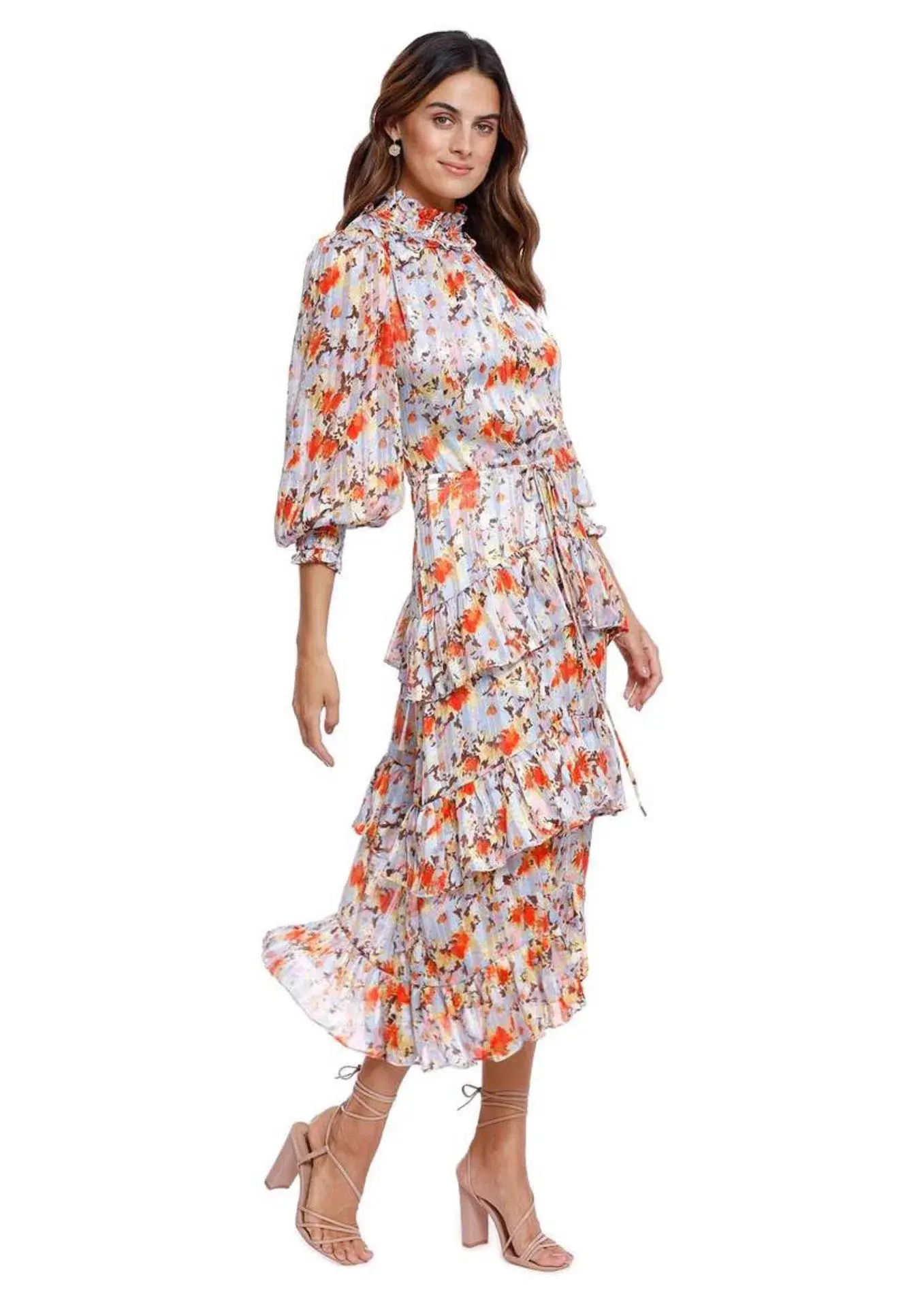 Elliatt Caseria Midi Dress Floral Size 10 - Image 1