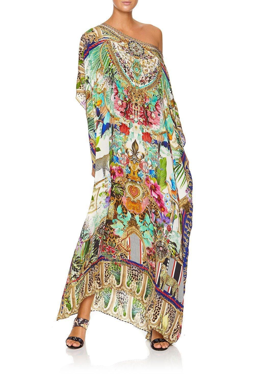 Camilla Champagne Coast Round Neck Kaftan One Size - Image 2