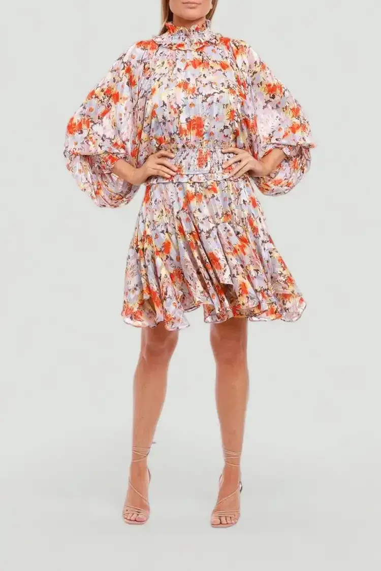 Elliatt Carbeen Mini Dress Floral Size 10 - Image 2